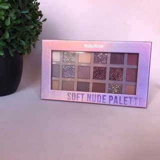 Paleta De Sombras Soft Nude Ruby Rose Shopee Brasil