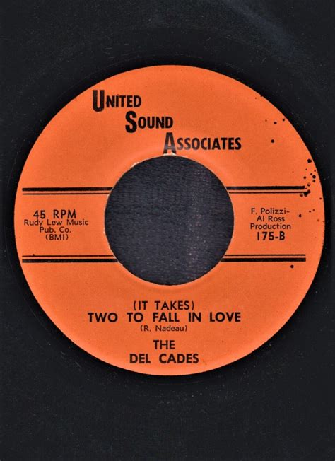 The Del Cades It Takes Two To Fall In Love Doo Wop 45 Ebay