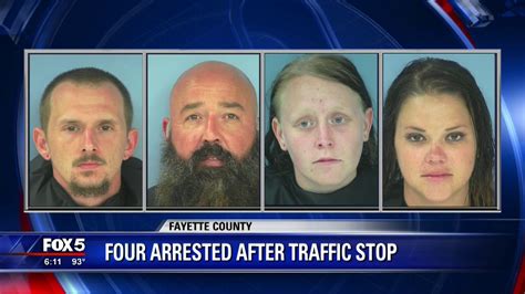 Four Arrested In Fayette County After Traffic Stop Youtube