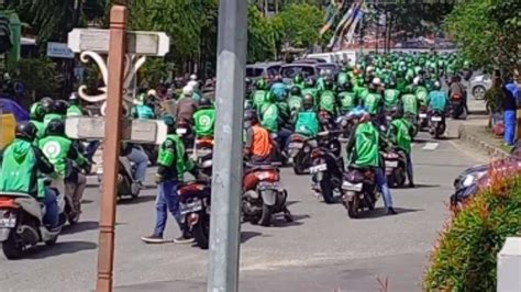 Viral Driver Ojol Samarinda Gelar Aksi Demo Dan Mogok Kerja Selama