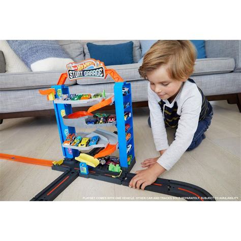 Hot Wheels City Stunt Garage Play Set Nfm Hot Wheels Mattel Hot