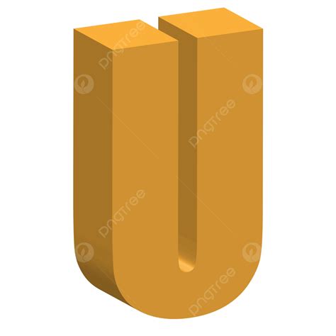 Alfabeto De Oro U Archivo Eps Gratis Png Alfabeto Vector Diseño Png Y Vector Para Descargar