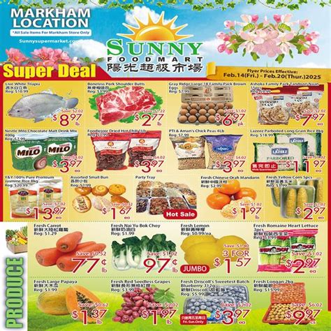 Sunny Foodmart Markham Flyer February 14 To 20