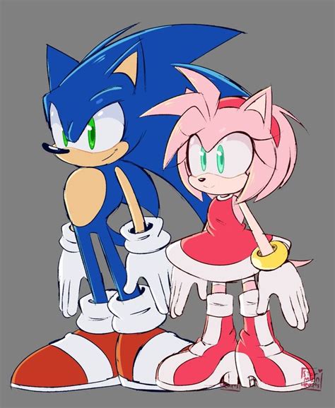 225308 Safe Artiststorminghearts Amy Rose Sonic Sonic The