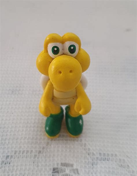 Super Mario Bros Koopa Troopa Pvc Mini Figure Nintendo 2007 Green Shell