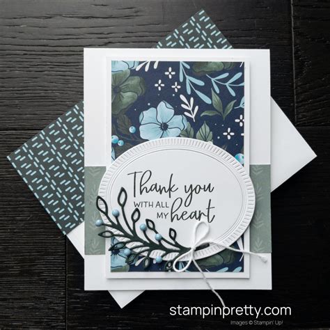 Build A Beautiful Thank You Card With The New Fitting Florets Collection