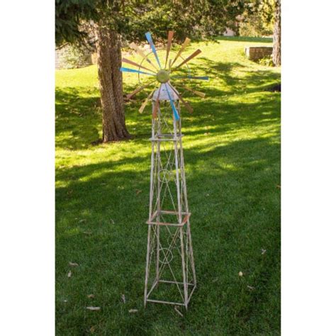 Backyard Expressions Colorful Rainbow Windmill Garden Stake, 1 Each ...