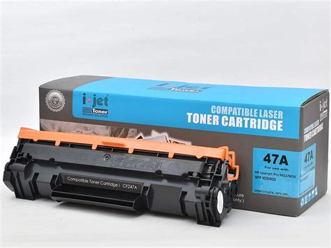 I Jet 47a CF247A Printer Toner Cartridge Black 1000 Yield With Chip For