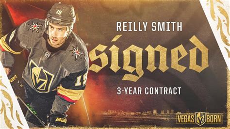 Vegas Golden Knights signed forward Reilly Smith to a three-year ...