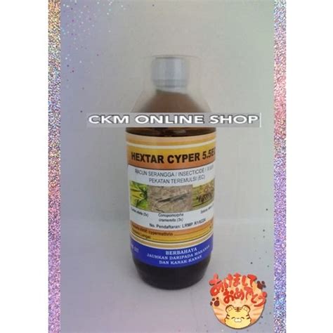 Hextar Cyper 5 5EC Racun Serangga Insecticide 100ML 1L Shopee