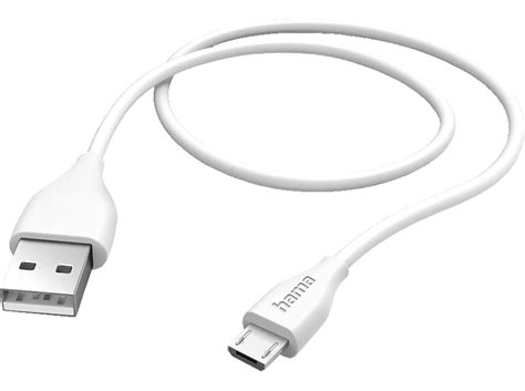 Hama Usb A Auf Micro Usb Ladekabel 15 M Weiß Ladekabel Universal Universal Weiß