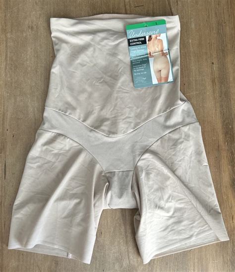 UNDERSCORE HI WAIST THIGH Slimmer LARGE NEW Nude Cooling Extra Firm Control PicClick UK