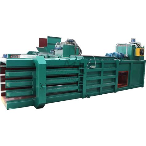 Automatic Horizontal Baling Press Machine China Waste Paper Baler And