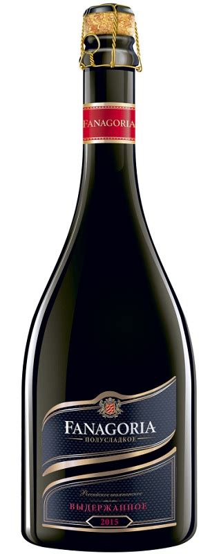 Выдержанное ФАНАГОРИЯ Игристое белое полусладкое