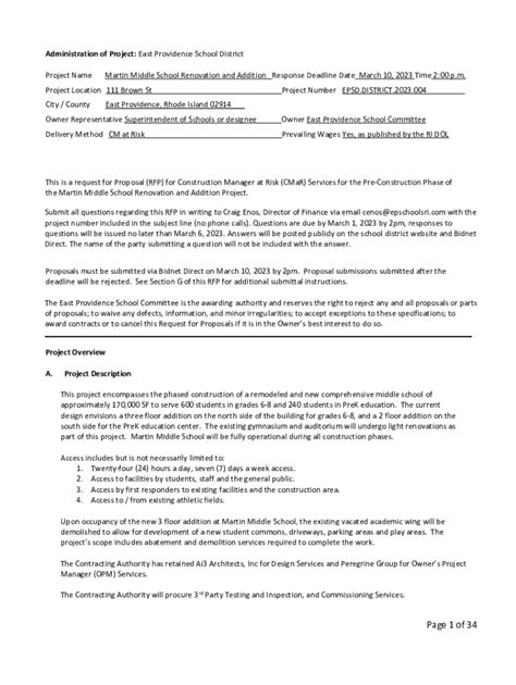 Fillable Online Cmar Rfp Request For Proposals Fax Email Print Pdffiller