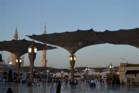 The Great Islamic Mosque In Saudi The Mosque Of The Prophet Muhammad