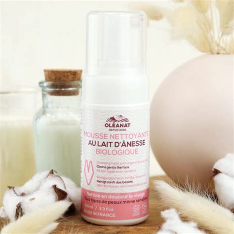 Mousse nettoyante au lait d ânesse Bio Le Secret Naturel