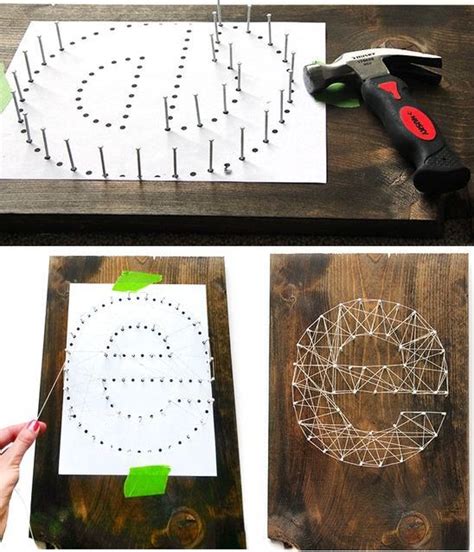 Панно из Гвоздей и Ниток (70+ Идей Создания Шедевров) #2019