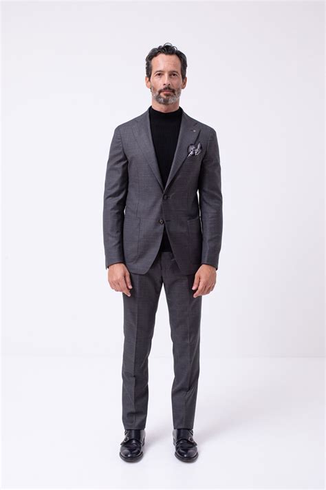 Dark Grey Suit Tagliatore F W Rione Fontana