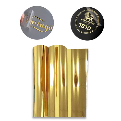 UV Dtf Hot Stamping Foil Holographic Film Htv Heat Transfer Film PVC Adhesive Lettering Film