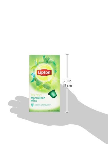 Lipton Thé Vert Marrakech Mint 10 Capsules 25g