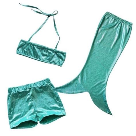 MAILLOT DE BAIN Enfant Fille Maillot de Bain Pièces Bikini Sirène