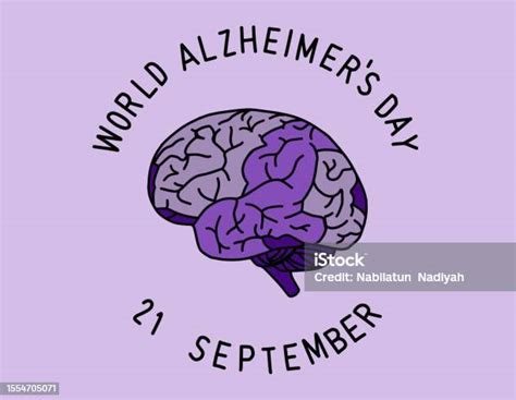 International Alzheimers Day 21 September Disease And Extinction Poster