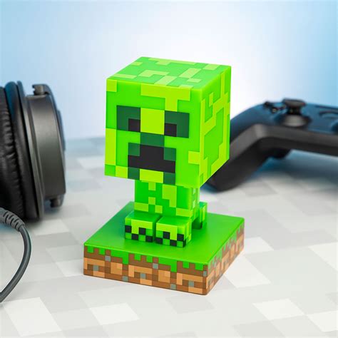 Minecraft Creeper Icons D Tischlampe Elbenwald