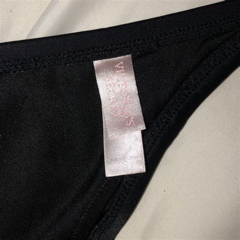 Victoria S Secret Swim 2 Solid Black Bikini Tops Poshmark