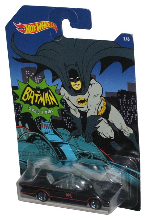 DC Batman Classic TV Series Hot Wheels Black Batmobile Toy Car Walmart