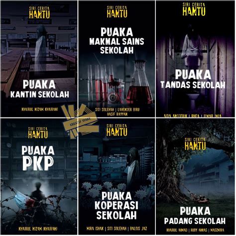 Buku Siri Cerita Hantu Puaka Kantin Sekolah Makmal Tandas Dewan