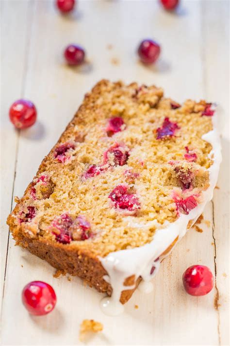 Cranberry Orange Bread With Sweet Orange Glaze Averie Cooks