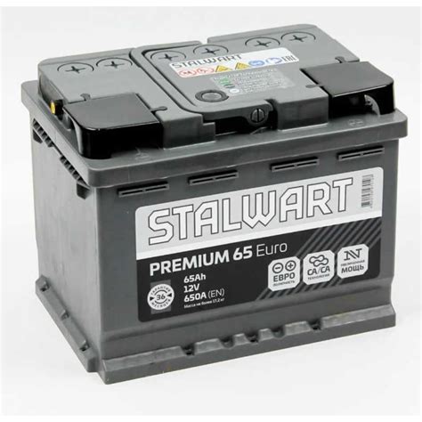 Аккумуляторная батарея Stalwart Premium 6СТ-65.0 STP 65.0 - выгодная ...