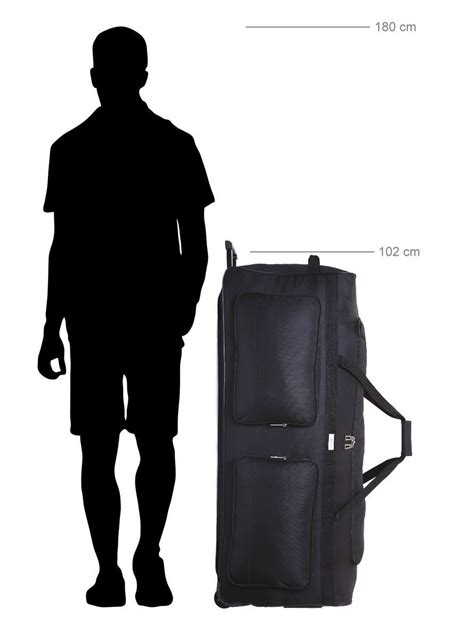 Xxl Extra Large 40 Inch Wheeled Travel Trolley Luggage Suitcase Holdall Bag Case Ebay