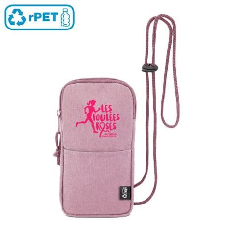 Pochette Tour Du Cou Porte T L Phone Polyester Microfibre