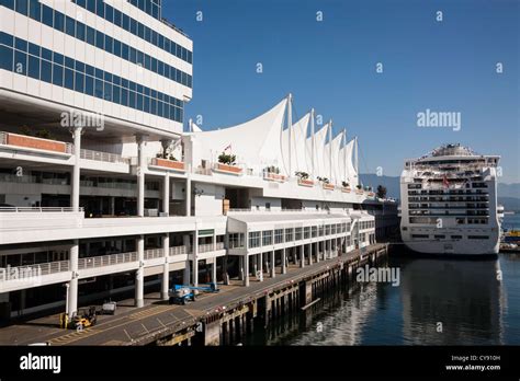 The Cruise Ship Terminal at Canada Place, Vancouver, Canada Stock Photo ...