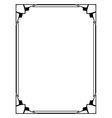 Art Deco Black Ornamental Decorative Frame Vector Image