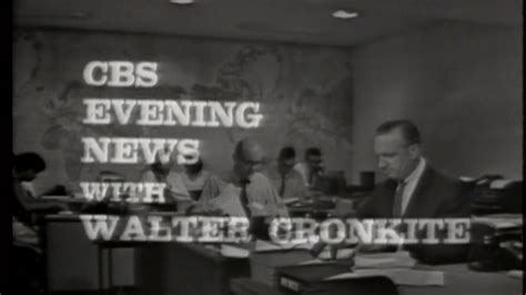 Watch Cbs Evening News Cbs Evening News Made History 57 Years Ago