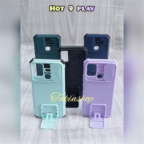 Jual Soft Case Plus Stand Dudukan Desain Infinix Hot S Play