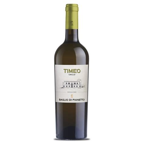 Timeo Baglio Di Pianetto Grillo Sicilia Doc Vendita Vini Tipici