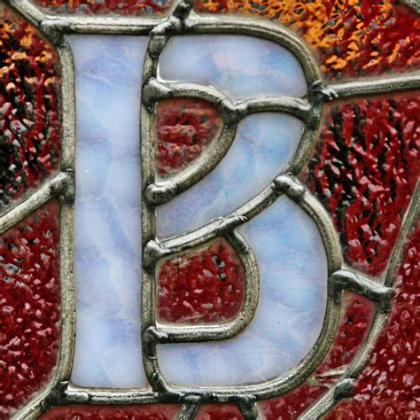 17 Best Images About Stained Glass Letters Numbers On Pinterest