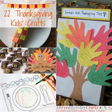 22 Thanksgiving Kids Crafts | AllFreeHolidayCrafts.com