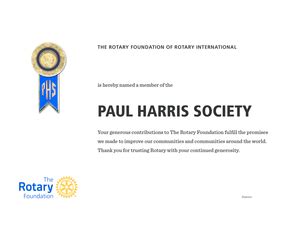 Paul Harris Fellow Certificate Template - Fill and Sign Printable ...