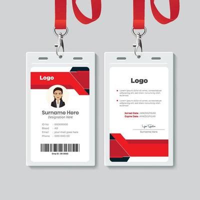 id card template vector art icons  graphics