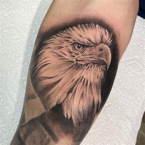 Bald Eagle Head Tattoo By Chopztattoo Tattoogrid Net