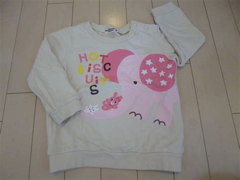 MIKI HOUSE Hot Biscuitsホットビスケッツ薄手トレーナー 長袖Tシャツ 売買されたオークション情報yahooの商品情報をアーカイブ公開 オークファン