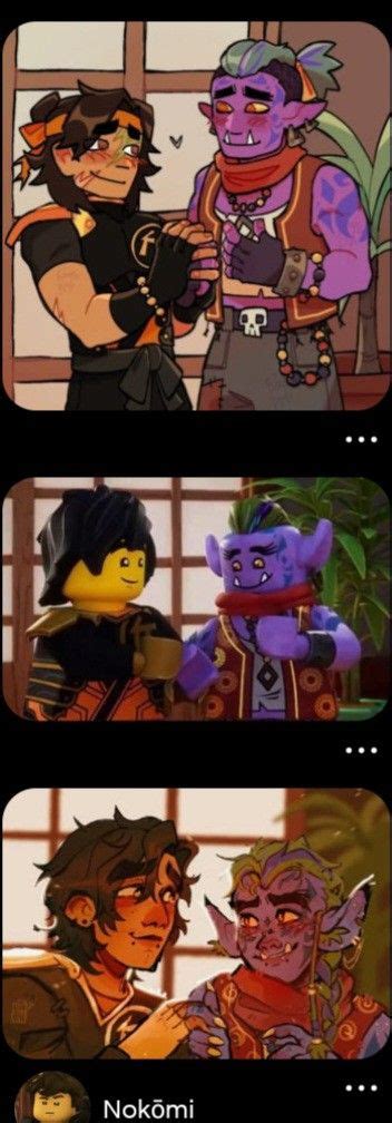 Nokōmi on Instagram GAY lostshippingcommunityredraw ninjago ninjagocole