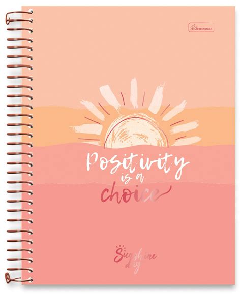 Caderno Universit Rio Mat Rias Capa Dura Sunshine Day Su Loja