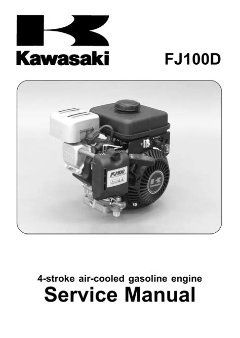 Ppt Kawasaki Fj D Stroke Air Cooled Gasoline Engine Service