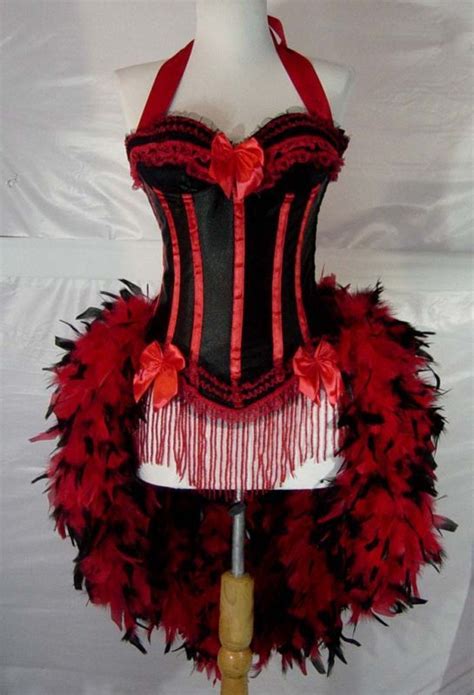 Moulin Rougeshowgirldance Burlesque Costume S M L Burlesque Outfit